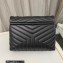 Saint Laurent loulou medium chain bag in quilted "y" leather 459749/574946 So Black