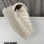 Saint Laurent loulou medium chain bag in quilted "y" leather 459749/574946 White/Silver