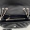 Saint Laurent loulou small chain bag in quilted "y" leather 494699 Black/Silver