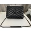 Saint Laurent loulou small chain bag in quilted "y" leather 494699 So Black