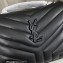 Saint Laurent loulou small chain bag in quilted "y" leather 494699 So Black