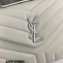 Saint Laurent loulou small chain bag in quilted "y" leather 494699 White/Silver