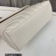 Saint Laurent loulou small chain bag in quilted "y" leather 494699 White/Silver