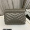 Saint Laurent loulou small chain bag in quilted "y" leather 494699 Dark Green/Gold