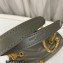Saint Laurent loulou small chain bag in quilted "y" leather 494699 Dark Green/Gold