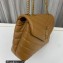 Saint Laurent loulou small chain bag in quilted "y" leather 494699 Brown/Gold