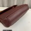 Saint Laurent college medium chain bag in quilted leather 600279/487213 Burgundy/Gold