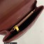 Saint Laurent college medium chain bag in quilted leather 600279/487213 Burgundy/Gold