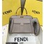 Fendi Peekaboo ISeeU Medium Bag with Baguette Pocket Gray 2023