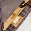 Fendi Peekaboo Iconic Mini Bag in FF glazed fabric with inlay Brown 2023