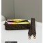 Fendi medium Baguette Bag in FF glazed fabric with inlay Brown 2023