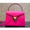Valentino ONE STUD small Handbag in lambskin nappa Fuchsia 2023