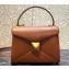 Valentino ONE STUD small Handbag in lambskin nappa Brown 2023