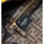 Fendi medium Baguette Bag in FF glazed fabric with inlay Brown 2023