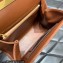 Valentino ONE STUD small Handbag in lambskin nappa Brown 2023
