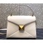 Valentino ONE STUD small Handbag in lambskin nappa White 2023