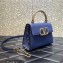 Valentino VSLING small calfskin Handbag Blue With jewel handle 2023