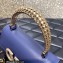 Valentino VSLING small calfskin Handbag Blue With jewel handle 2023