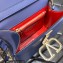 Valentino VSLING small calfskin Handbag Blue With jewel handle 2023
