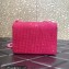Valentino ONE STUD shoulder bag EMBROIDERED With all-over rhinestones Fuchsia 2023