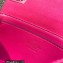 Valentino ONE STUD shoulder bag EMBROIDERED With all-over rhinestones Fuchsia 2023