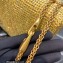 Valentino ONE STUD shoulder bag EMBROIDERED With all-over rhinestones Gold 2023