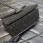 Valentino ONE STUD shoulder bag EMBROIDERED With all-over rhinestones Black 2023