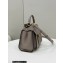 Fendi Peekaboo Iconic Mini Bag with Baguette Pocket Gray 2023