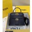 Fendi Peekaboo Iconic Mini Bag with Baguette Pocket Black 2023