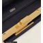 Fendi Peekaboo ISeeU Medium Bag with Baguette Pocket Black 2023