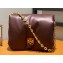 Loewe Puffer Goya bag in shiny nappa lambskin Burgundy 2023