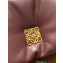 Loewe Puffer Goya bag in shiny nappa lambskin Burgundy 2023