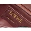 Loewe Puffer Goya bag in shiny nappa lambskin Burgundy 2023