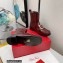 Roger Vivier Heel 3.5cm Preppy Viv' Metal Buckle Chelsea Booties Burgundy 2022