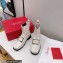 Roger Vivier Heel 3.5cm Preppy Viv' Metal Buckle Chelsea Booties White 2022