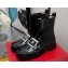 Roger Vivier Heel 3.5cm Preppy Viv' Metal Buckle Chelsea Booties Black 2022