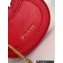 Bvlgari Serpenti Ellipse Micro Bag 13cm Red