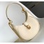 Bvlgari Serpenti Ellipse Crossbody Bag 19.5cm White