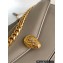 Bvlgari Serpenti East-West Maxi Chain Shoulder Bag 28cm with Detachable Shoulder Strap Gray