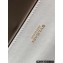 Bvlgari Serpenti East-West Maxi Chain Shoulder Bag 28cm with Detachable Shoulder Strap White