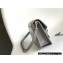 Serpenti Forever East-West Shoulder Bag 22cm in Calf leather Gray
