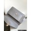 Serpenti Forever East-West Shoulder Bag 22cm in Calf leather Gray