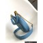 Bvlgari Serpenti Ellipse Crossbody Bag 19.5cm Blue