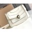 Bvlgari Serpenti Forever Shoulder Bag 25cm in Calf leather White