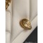 Bvlgari Serpenti Cabochon Crossbody Bag 27cm with Detachable Shoulder Strap White
