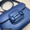Gucci Horsebit 1955 small shoulder bag brass hardware 726226 Blue