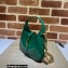 Gucci Jackie 1961 mini shoulder bag in patent leather 699651 Green