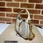 Gucci Jackie 1961 mini shoulder bag in patent leather 699651 White