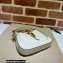 Gucci Jackie 1961 mini shoulder bag in patent leather 699651 White