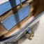 Gucci Jackie 1961 mini shoulder bag in patent leather 699651 Blue